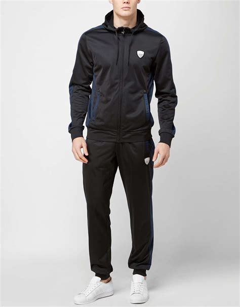 armani tracksuit men's sale|men's armani full tracksuit.